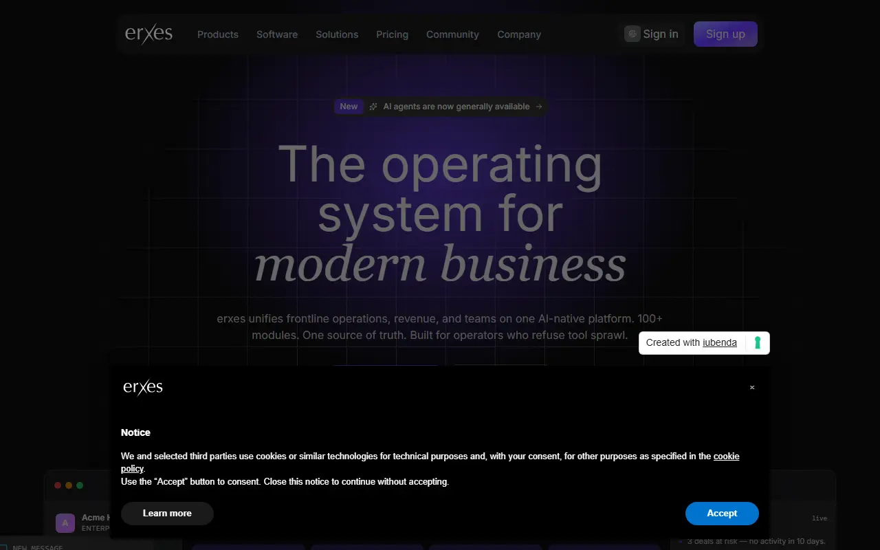 erxes Business Messenger v2.0