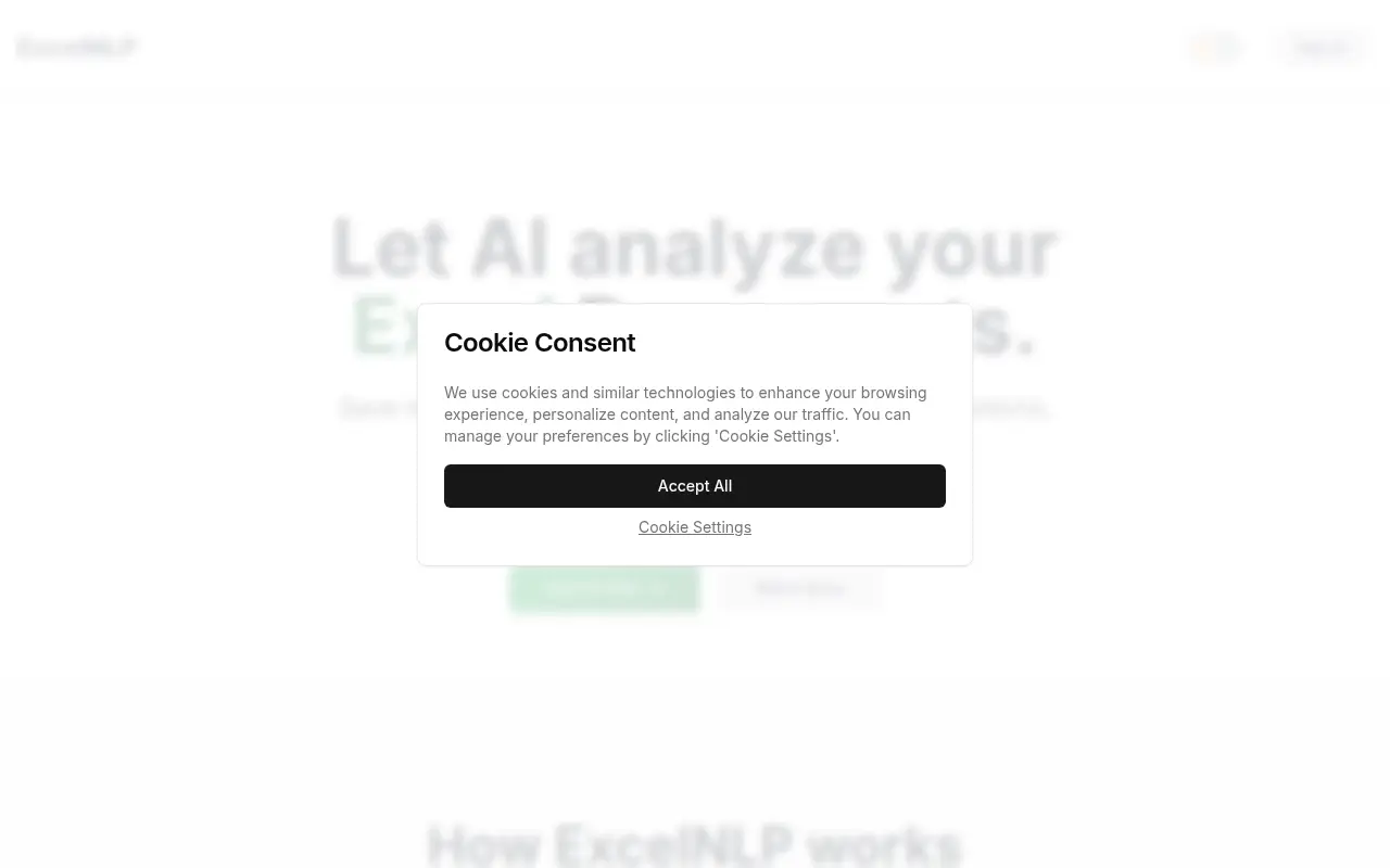 ExcelNLP