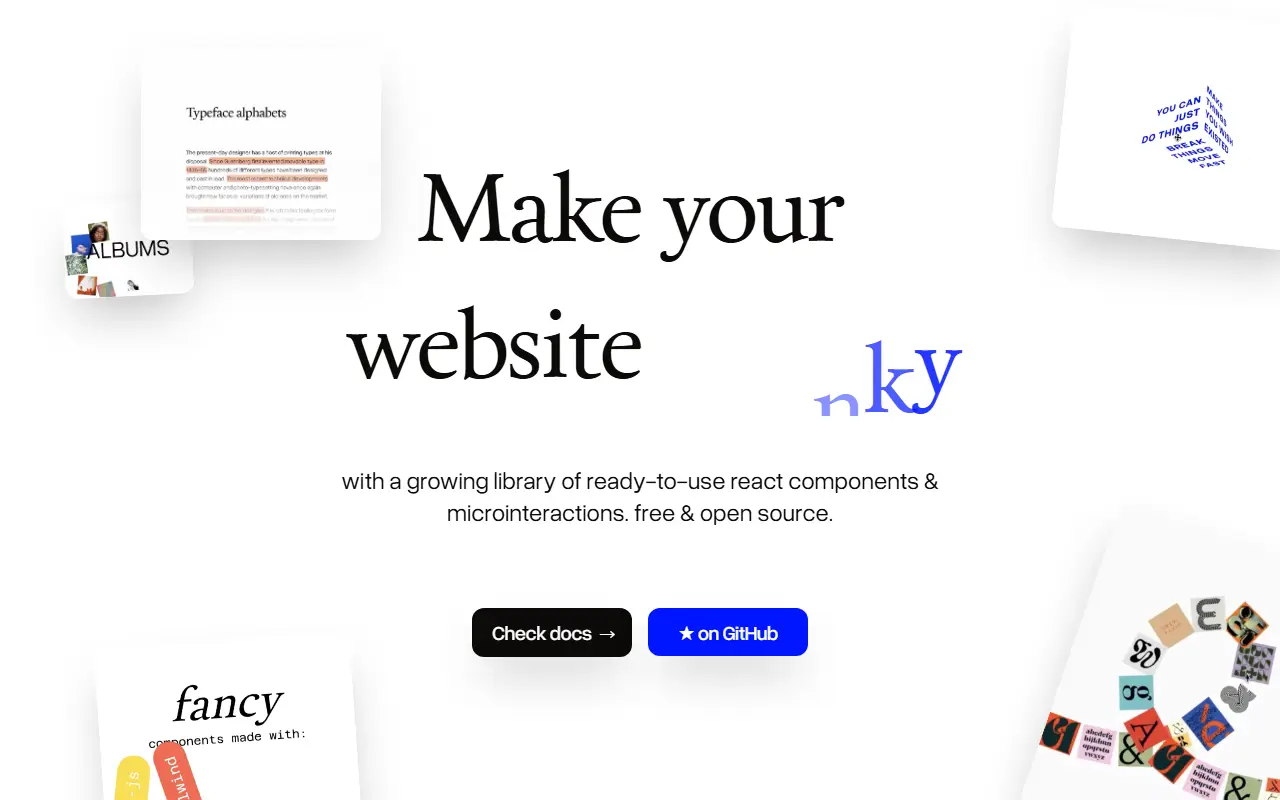 Fancy Components