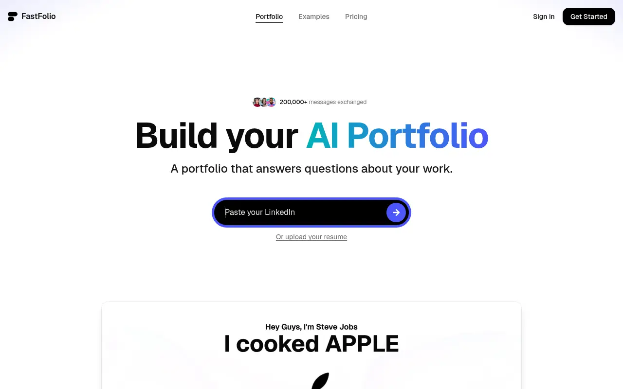 Fastfolio