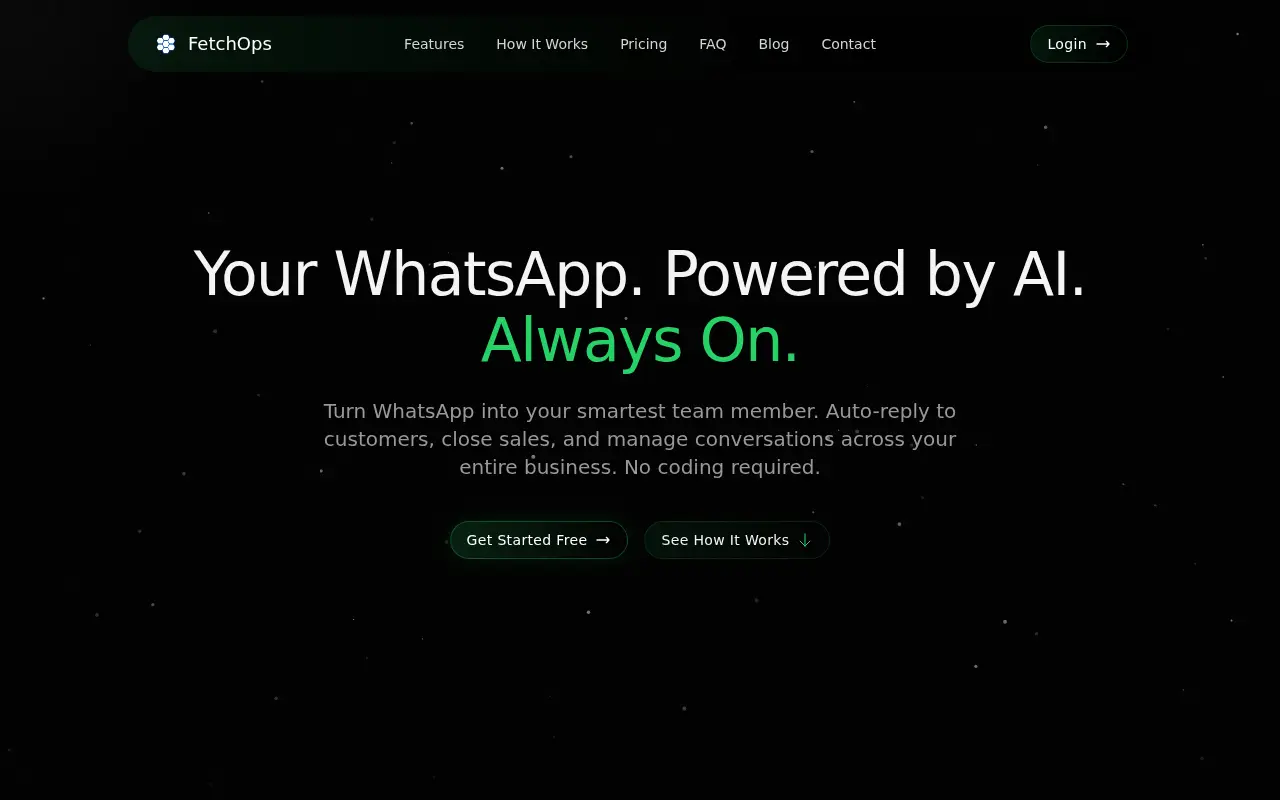 FetchOps WhatsApp Bot