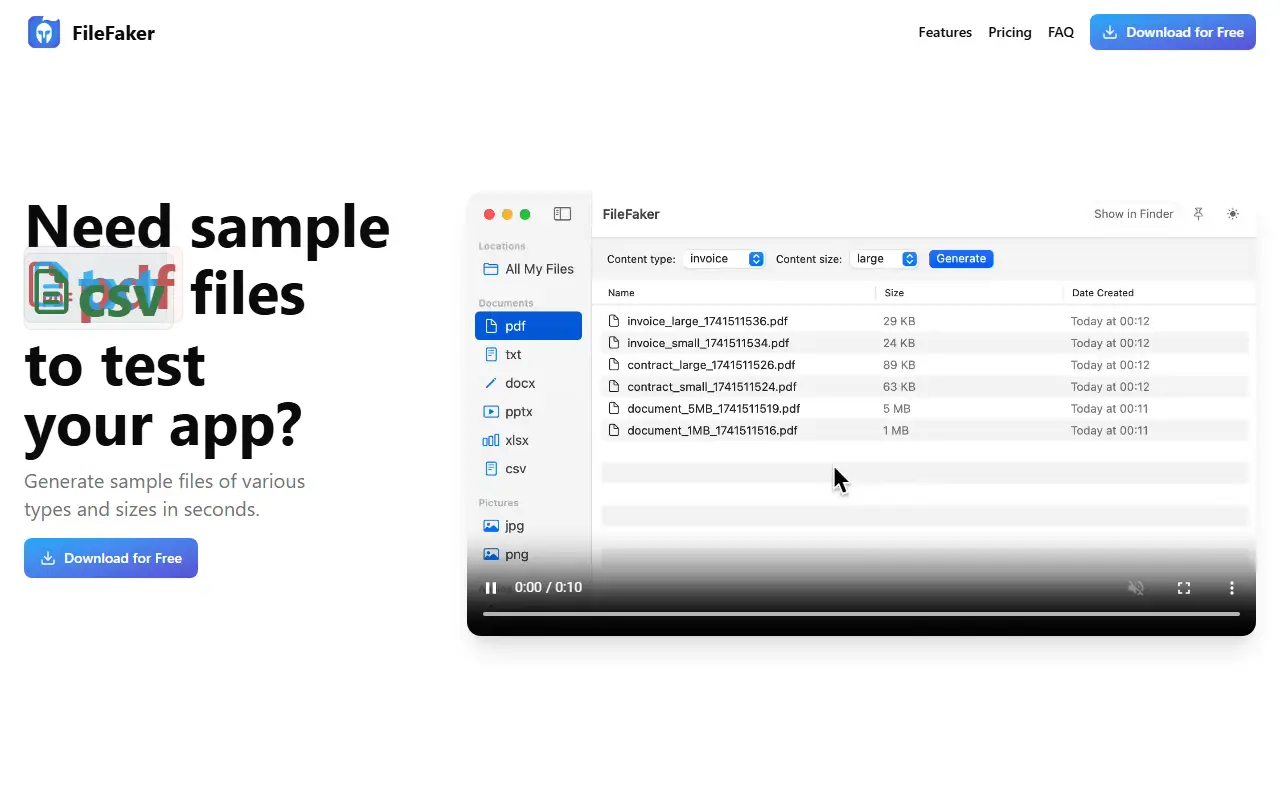 FileFaker