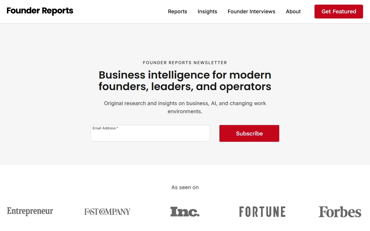 Founder Reports