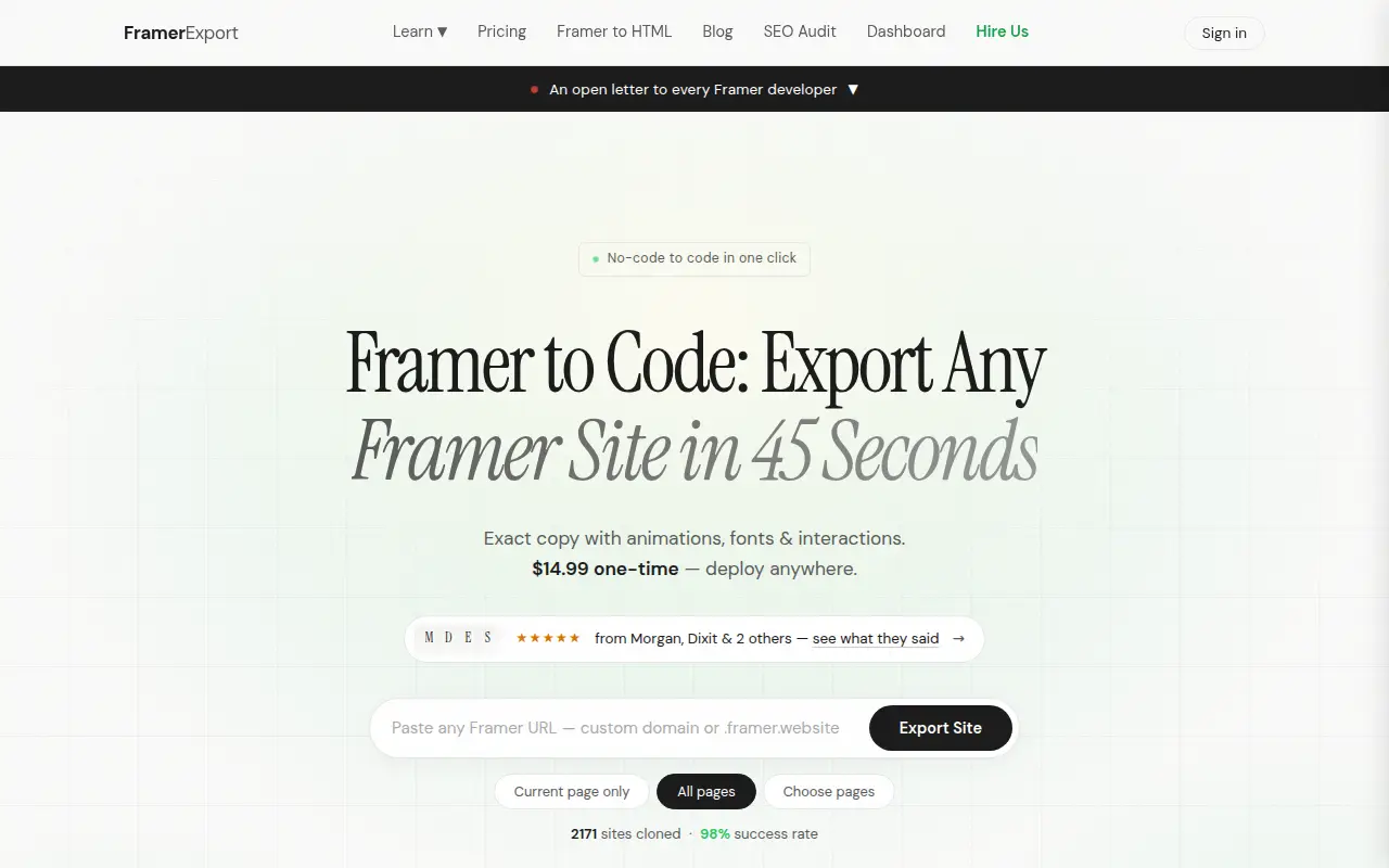 Framer Export