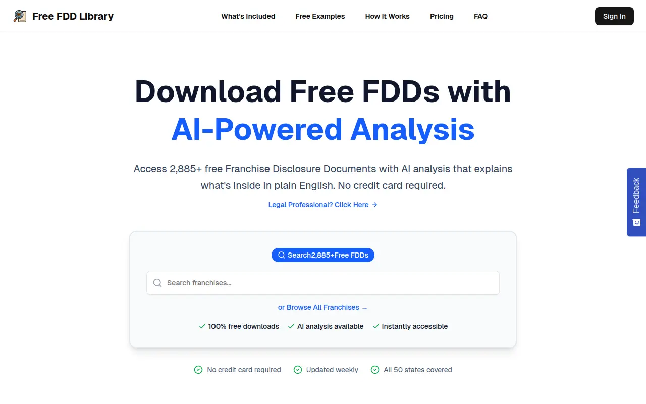 Free FDD Library