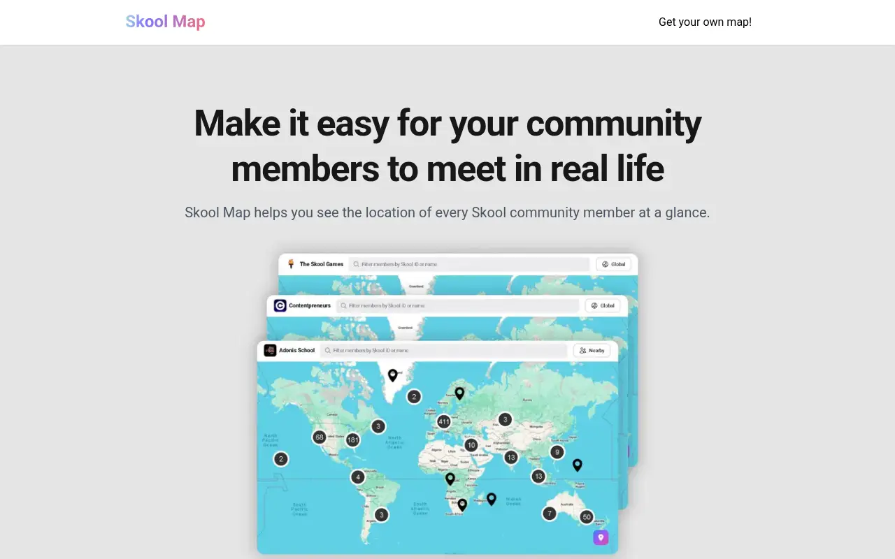Friends Map