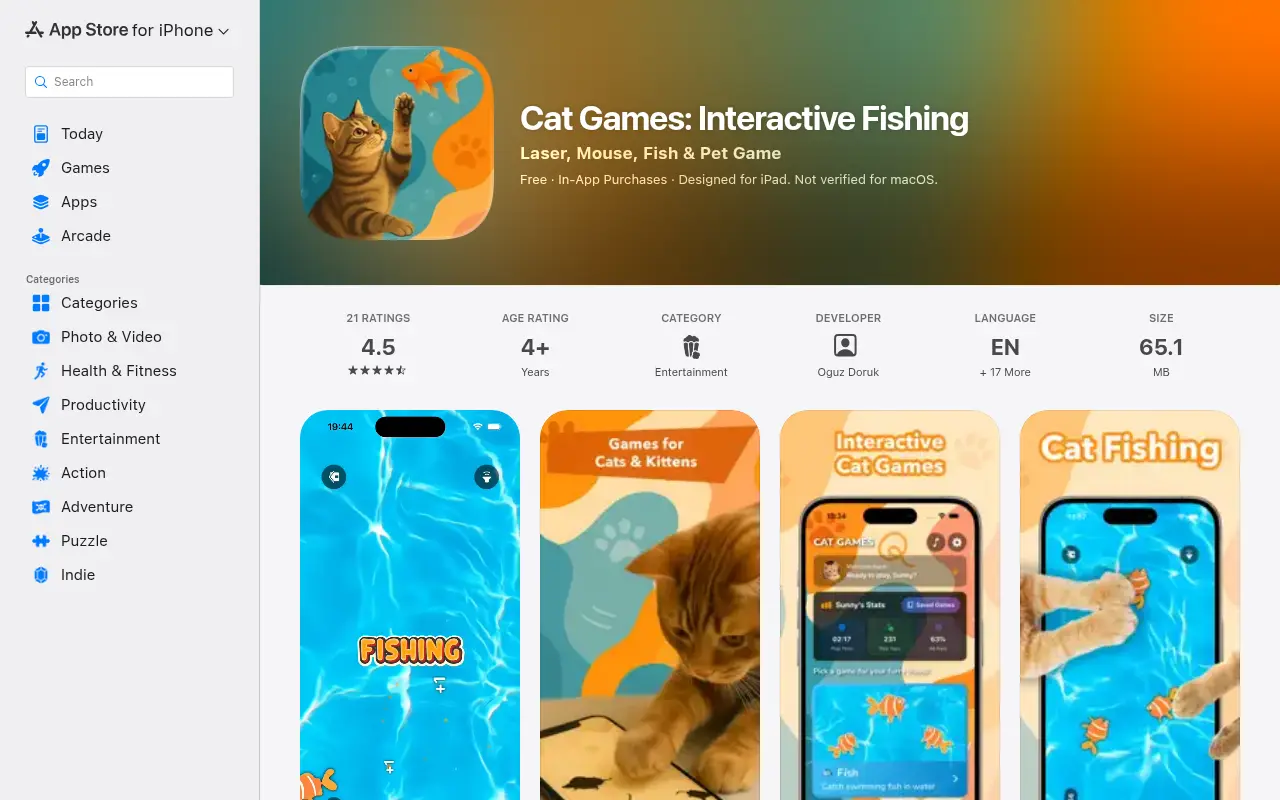 Games for Cats