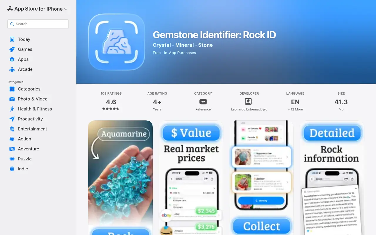 Gemstone Identifier °