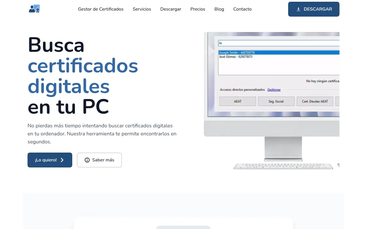 Gestor de Certificados