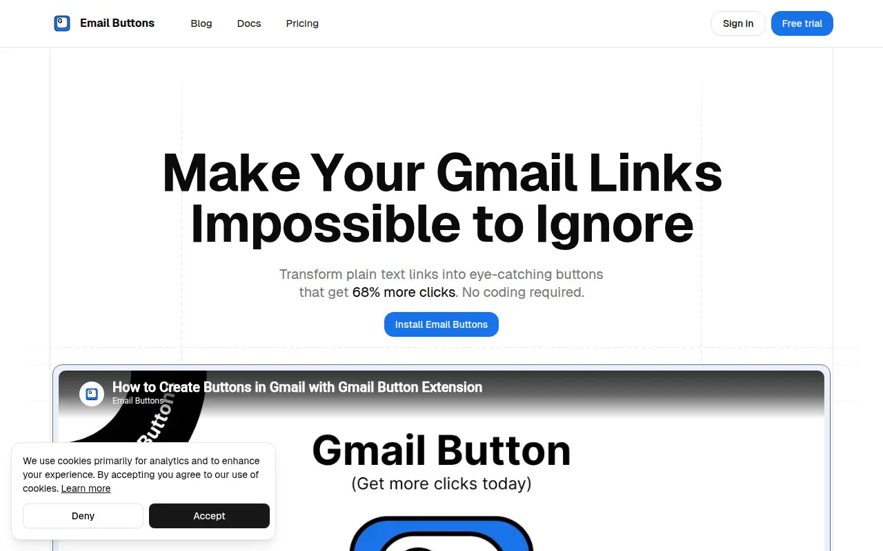 Gmail Button