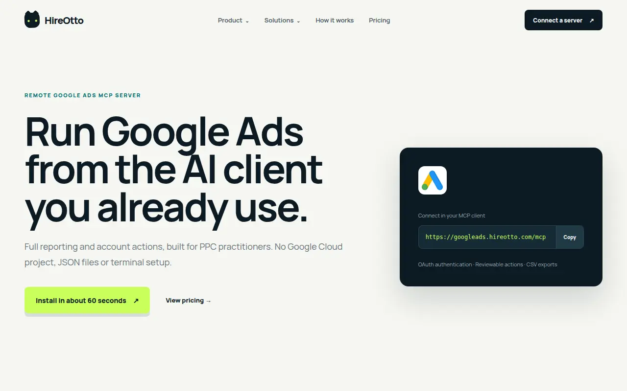 Google Ads MCP Server