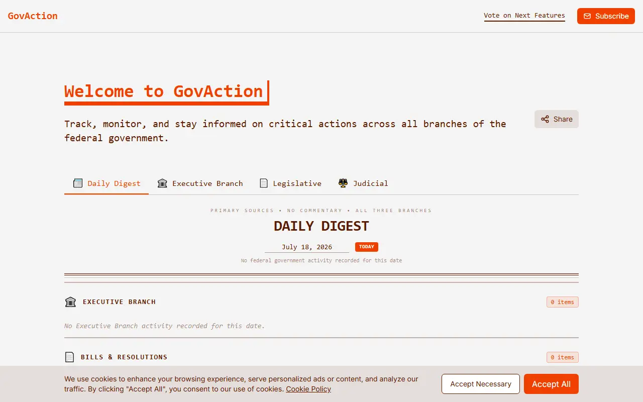 Gov Action List