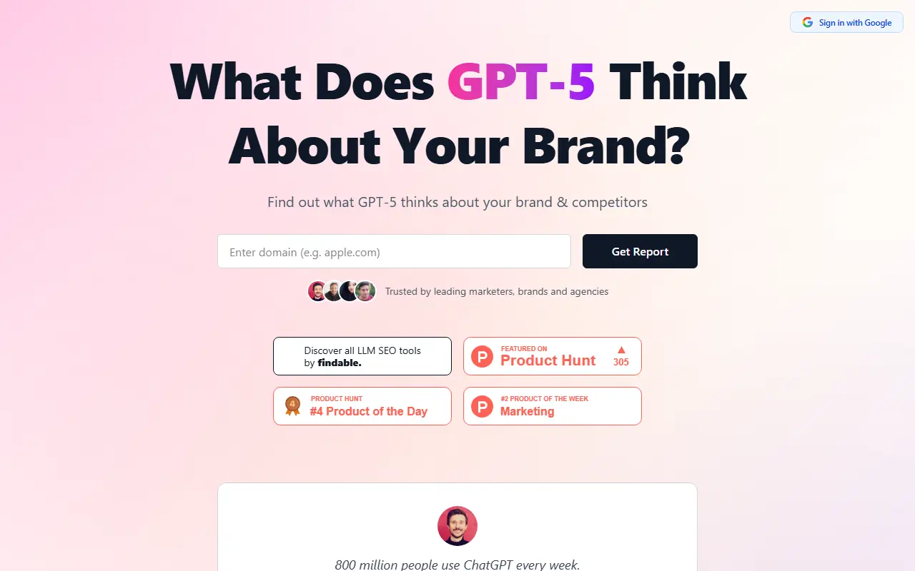 GPT-5 SEO Brand Visiblity