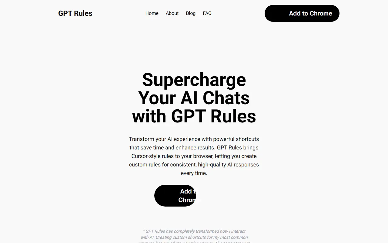 GPT Rules