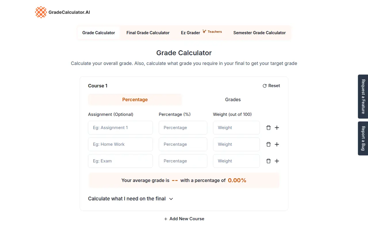 Grade Calculator
