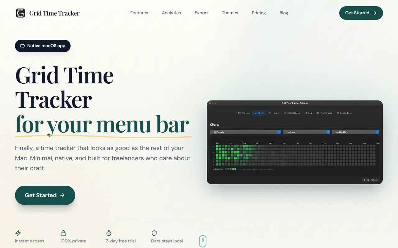 Grid Time Tracker