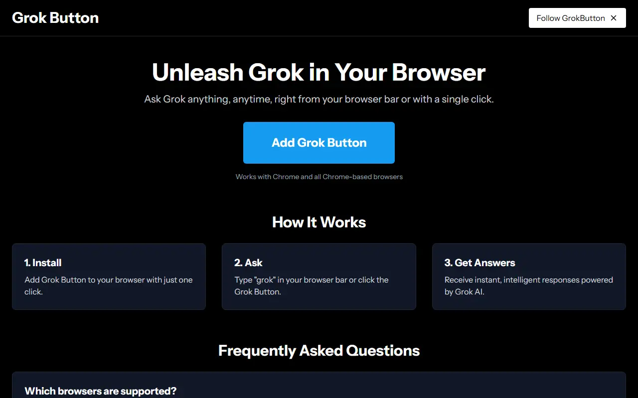 Grok Button