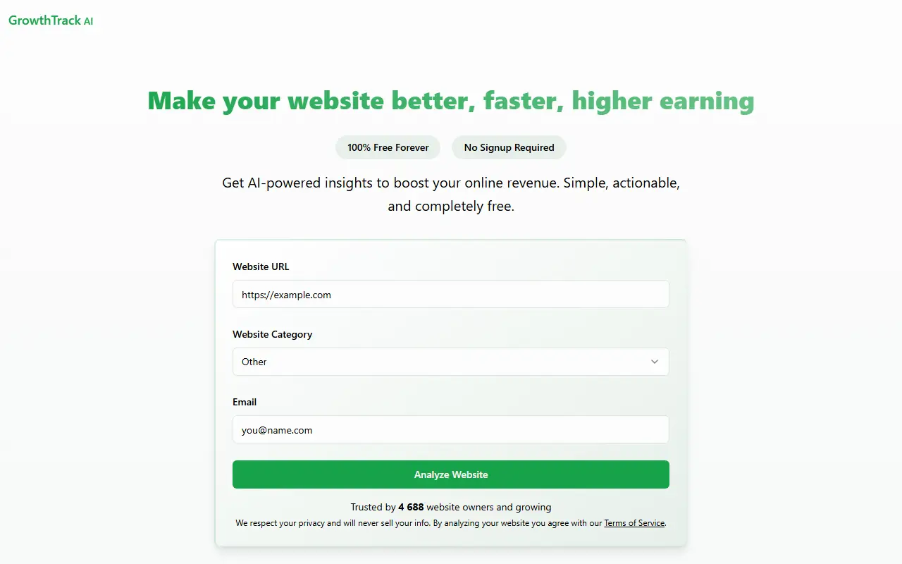 GrowthTrack AI