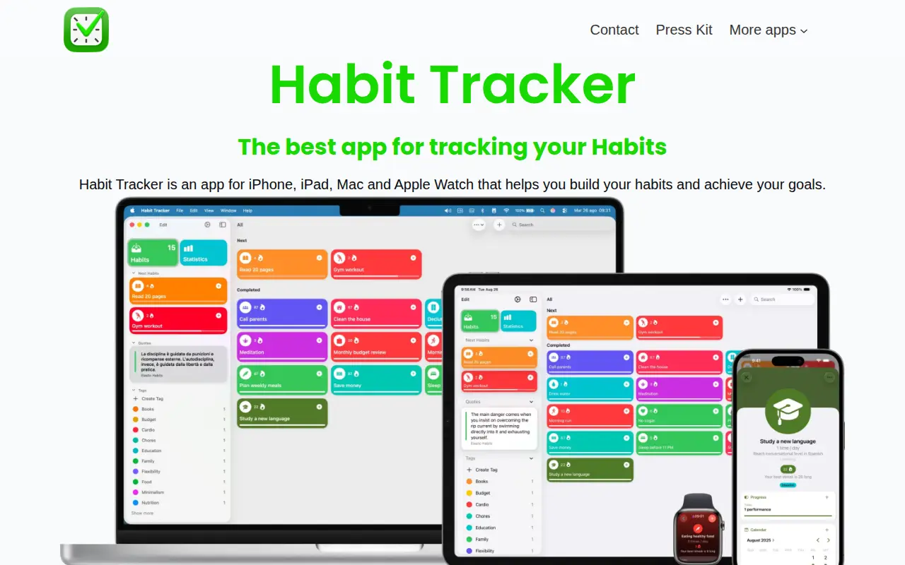 Habit Tracker: Daily routine