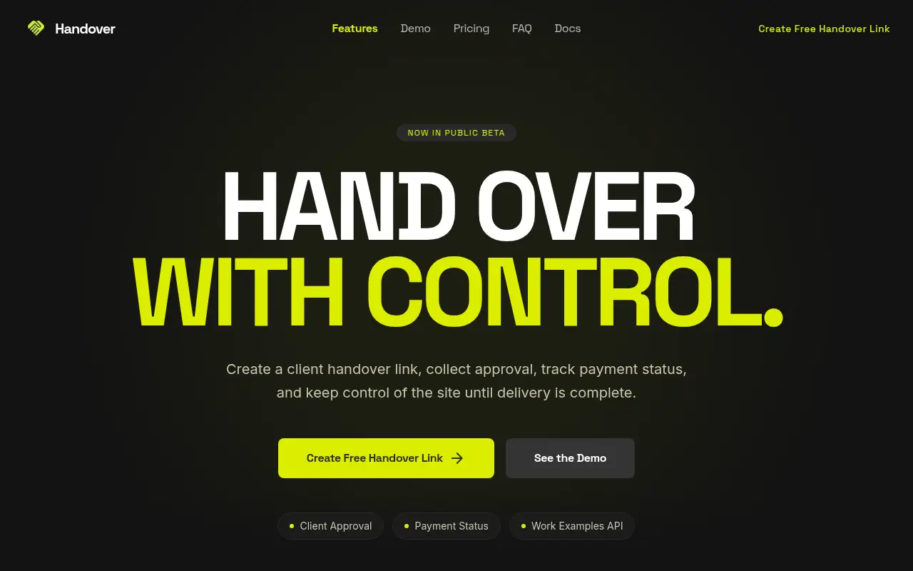 Handover