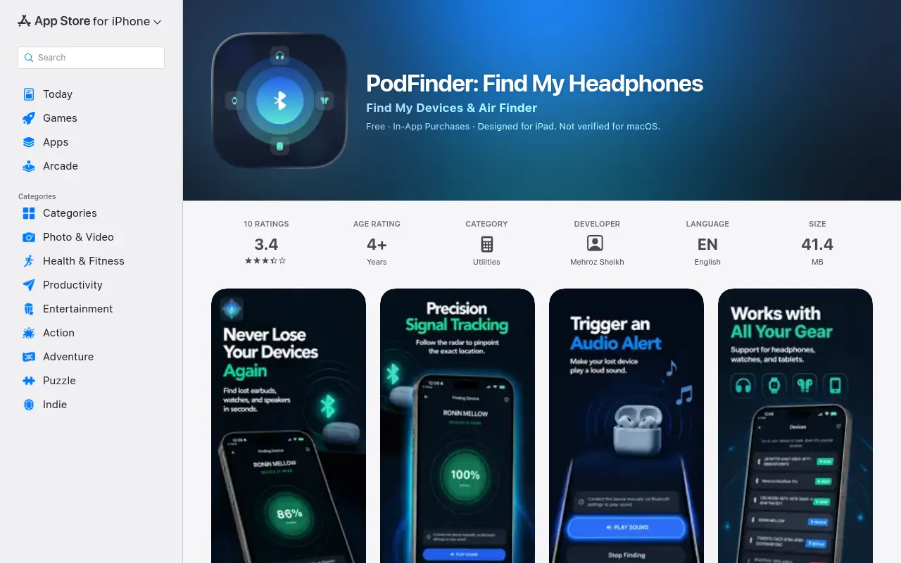 Headphone Finder
