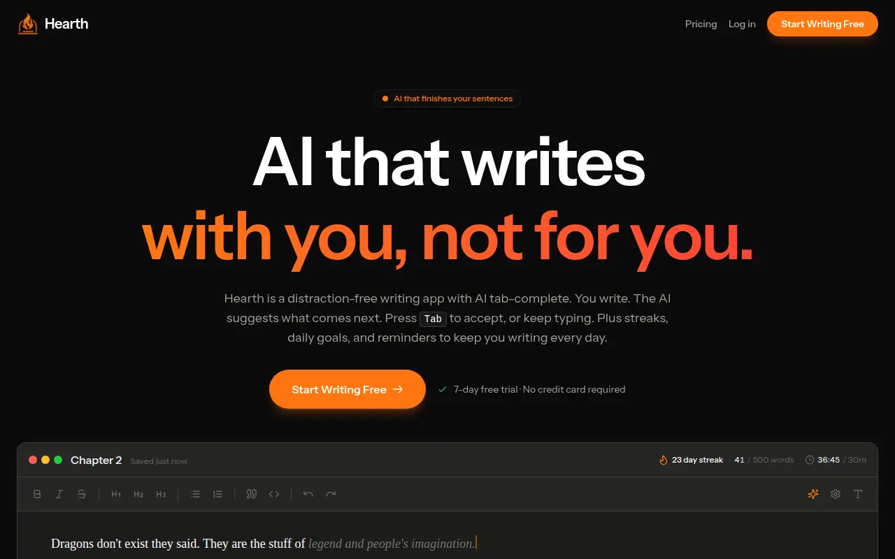 Hearth Write