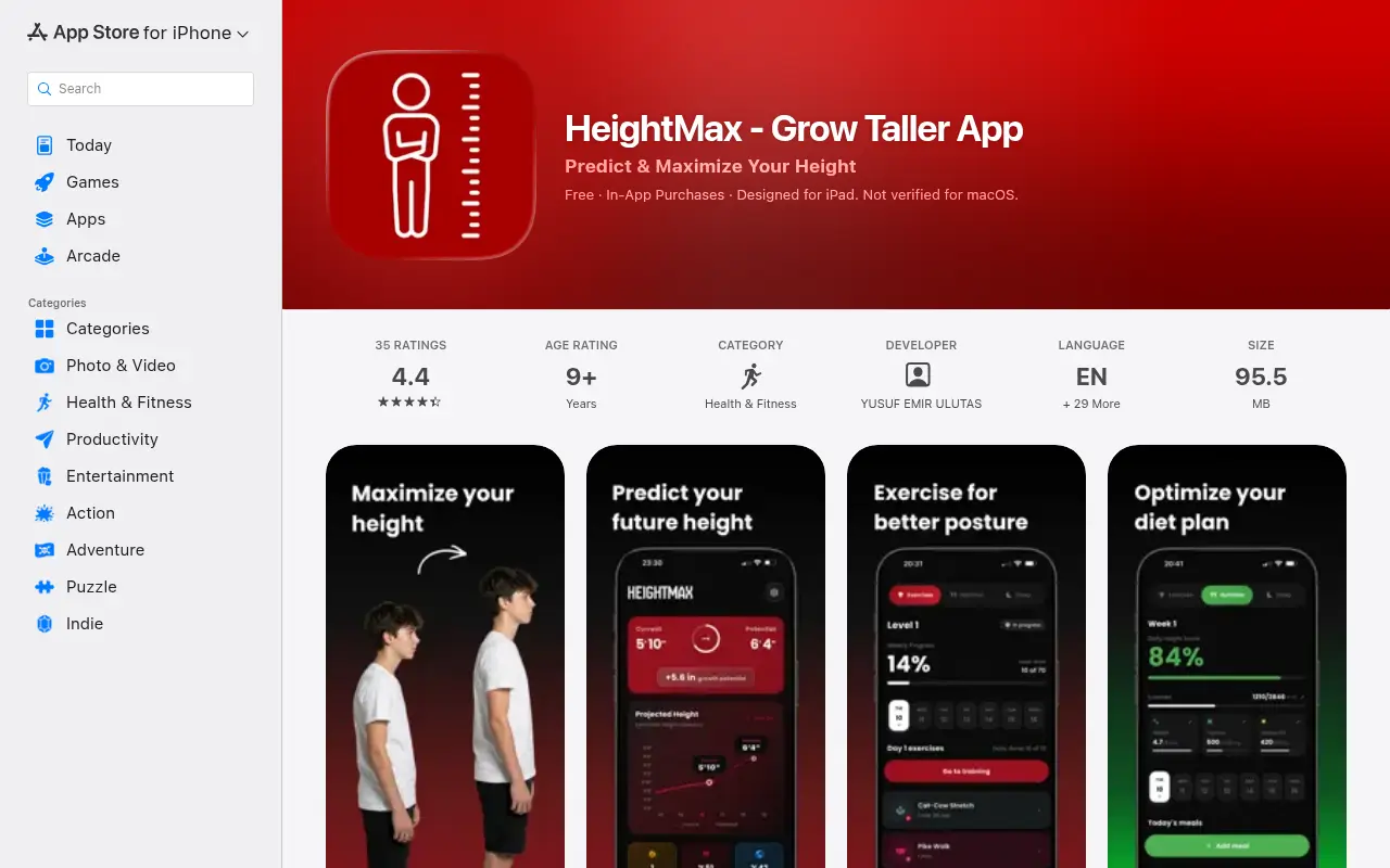 HeightMax - Grow Taller