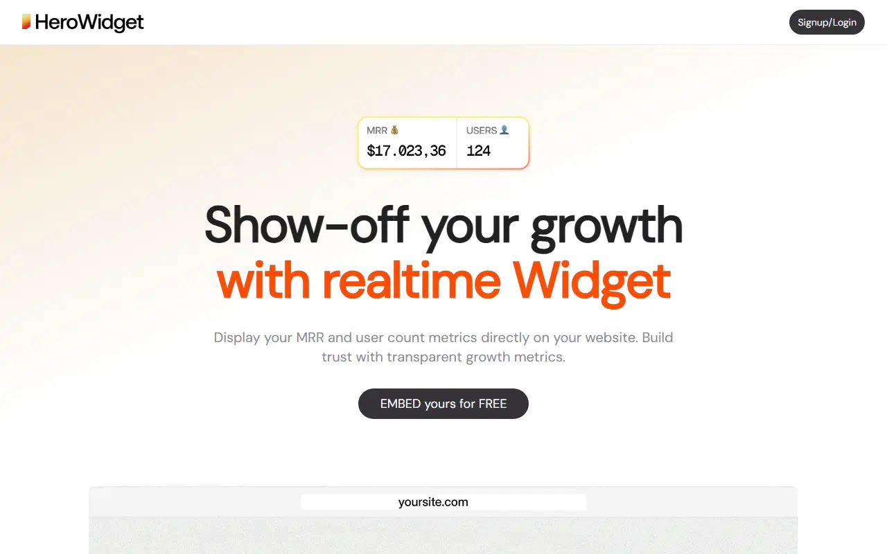 Hero Widget