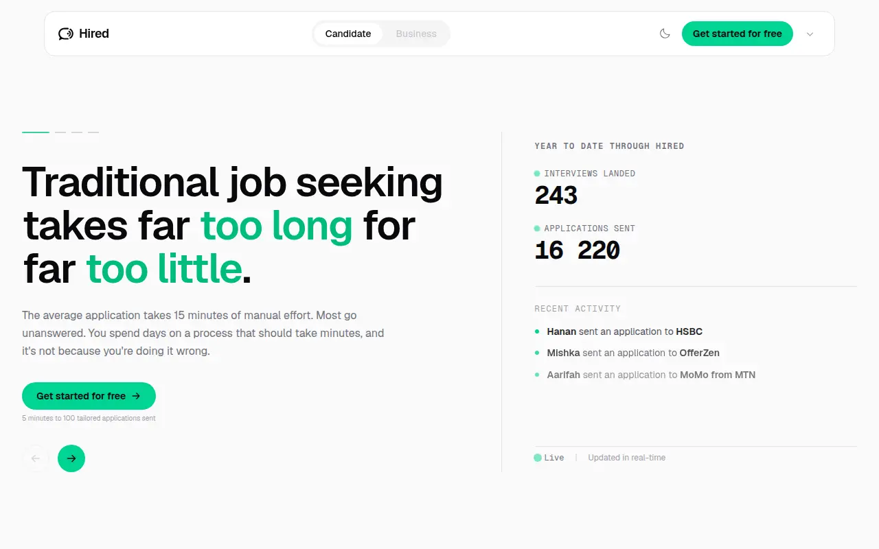 Hired
