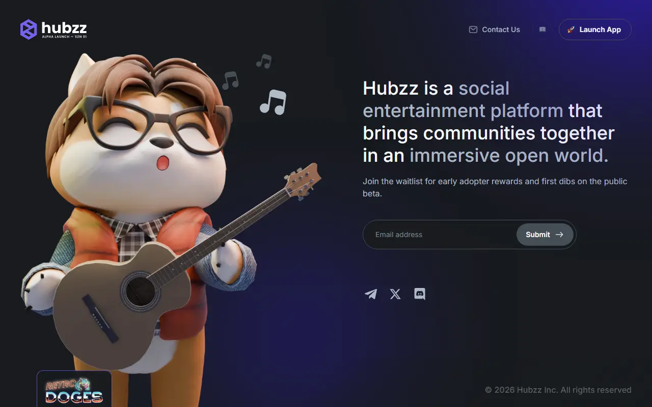 Hubzz Virtual World