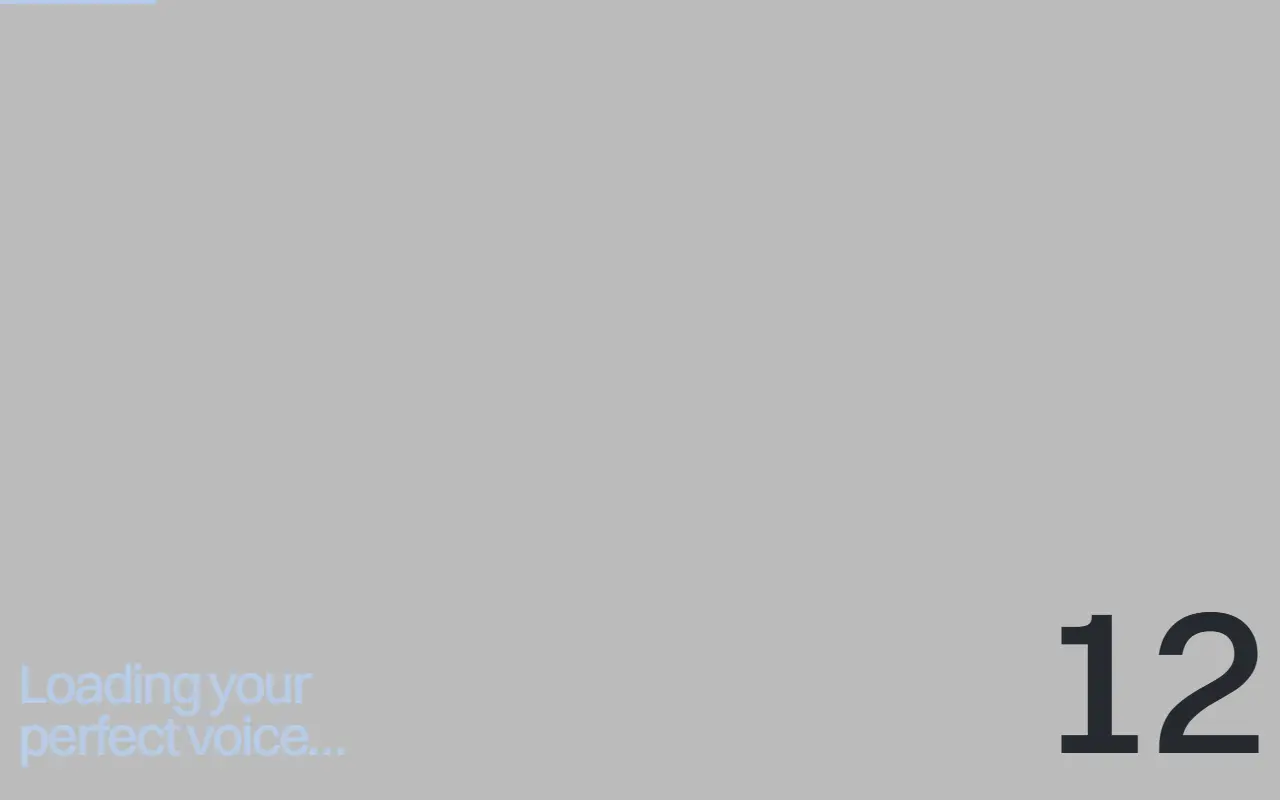 Human Voice Over