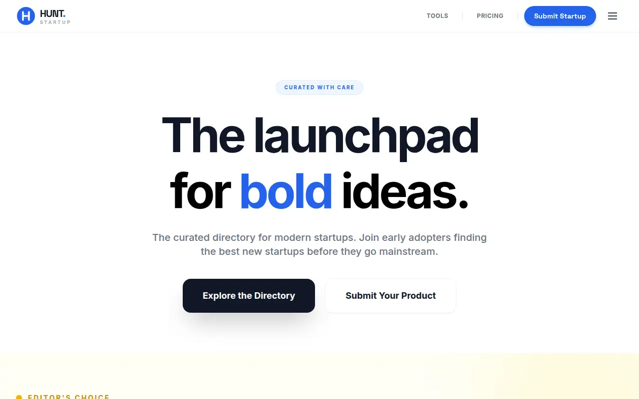Hunt Startup