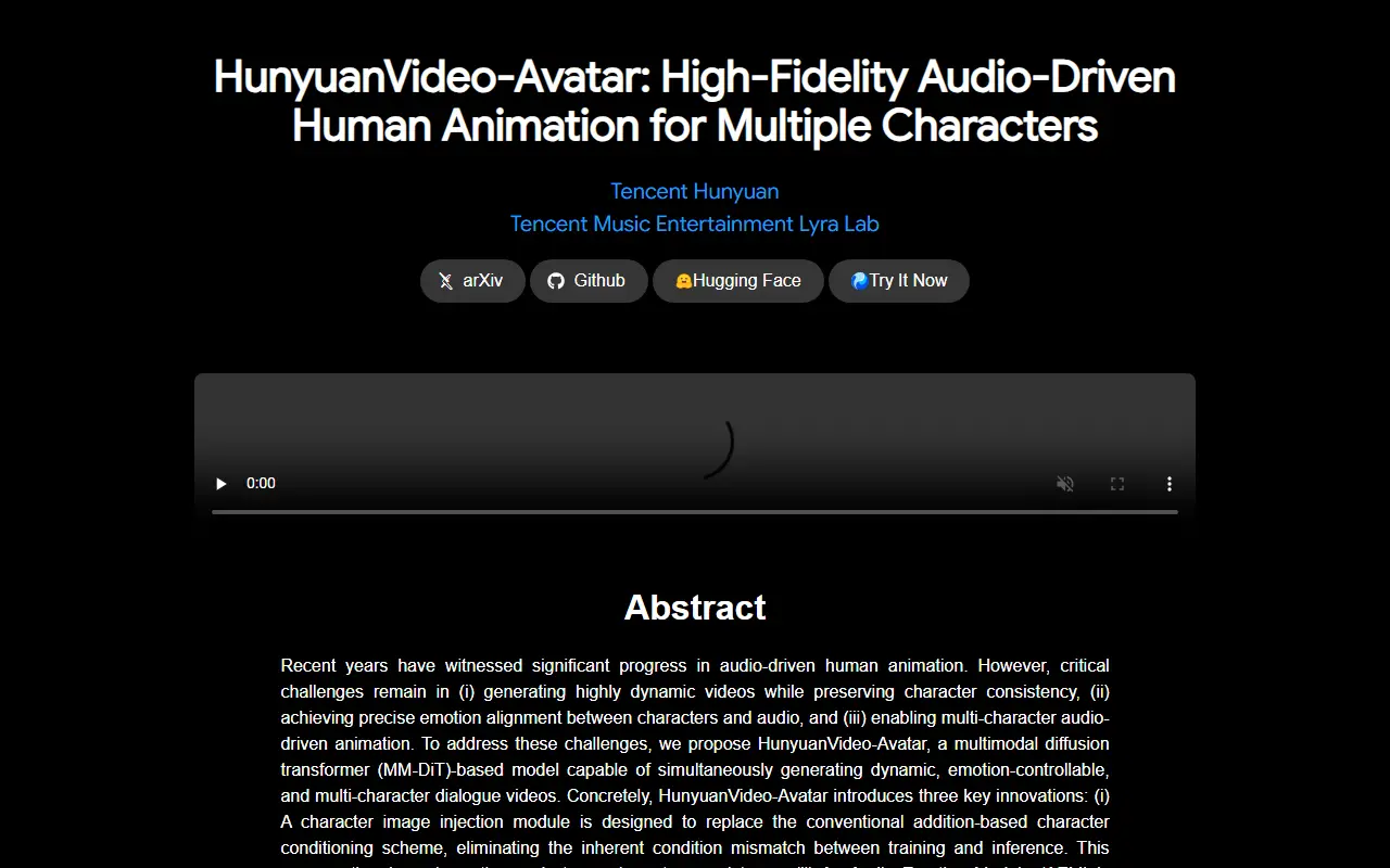 HunyuanVideo-Avatar