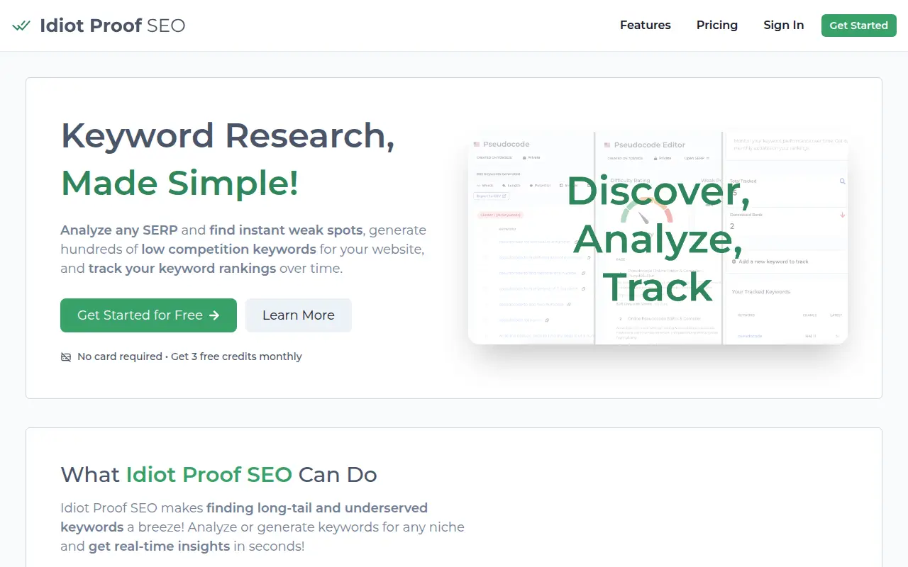 Idiot Proof SEO