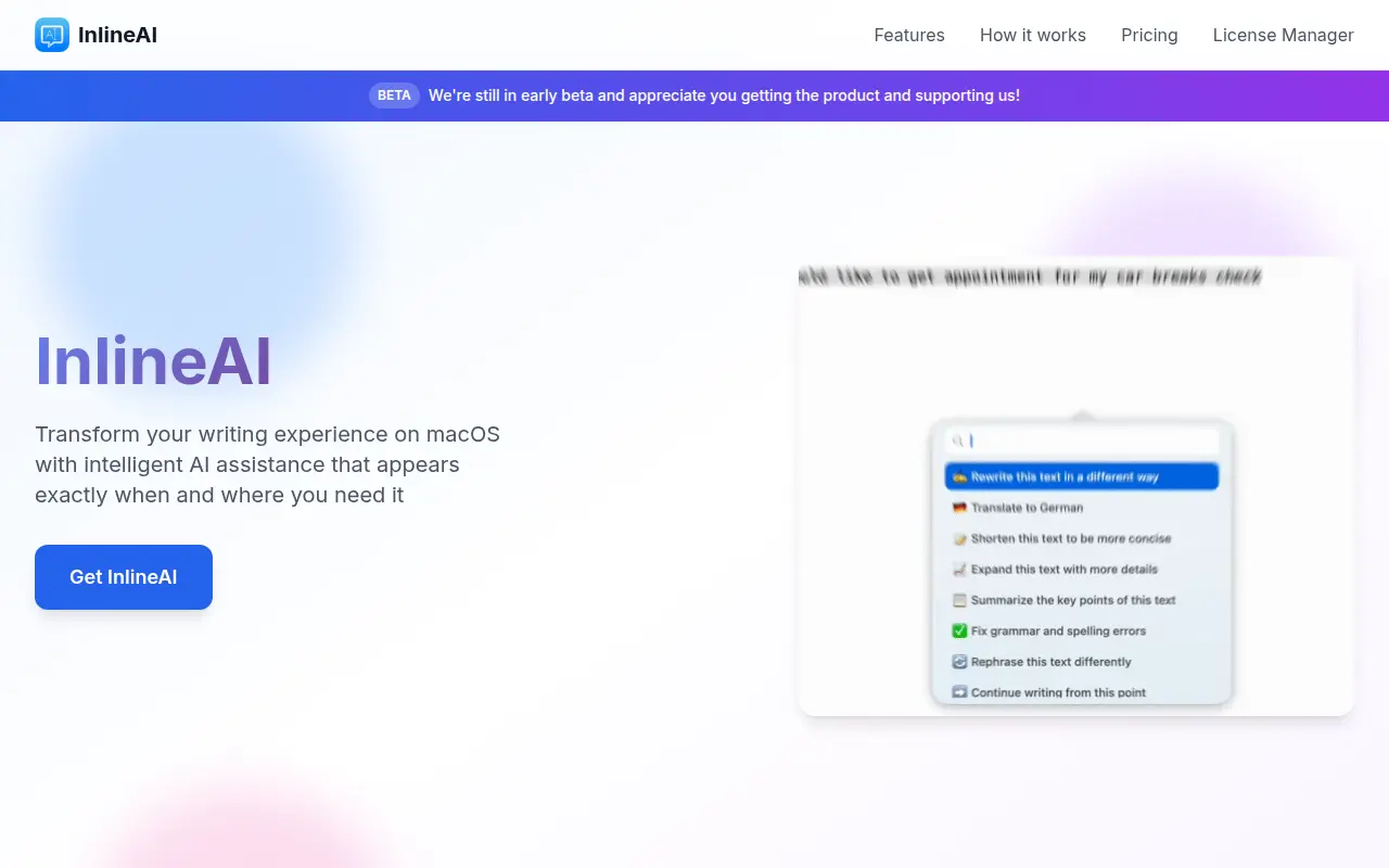 Inline AI