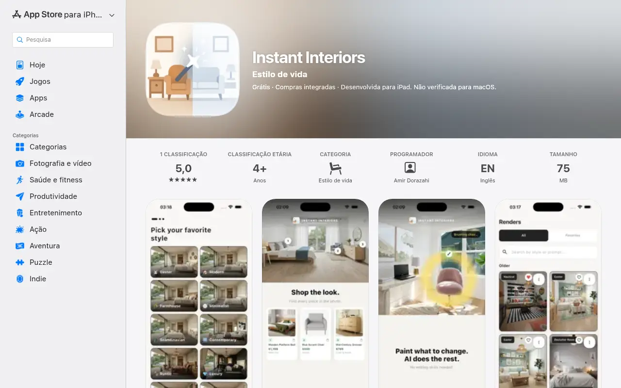 Instant Interiors - AI