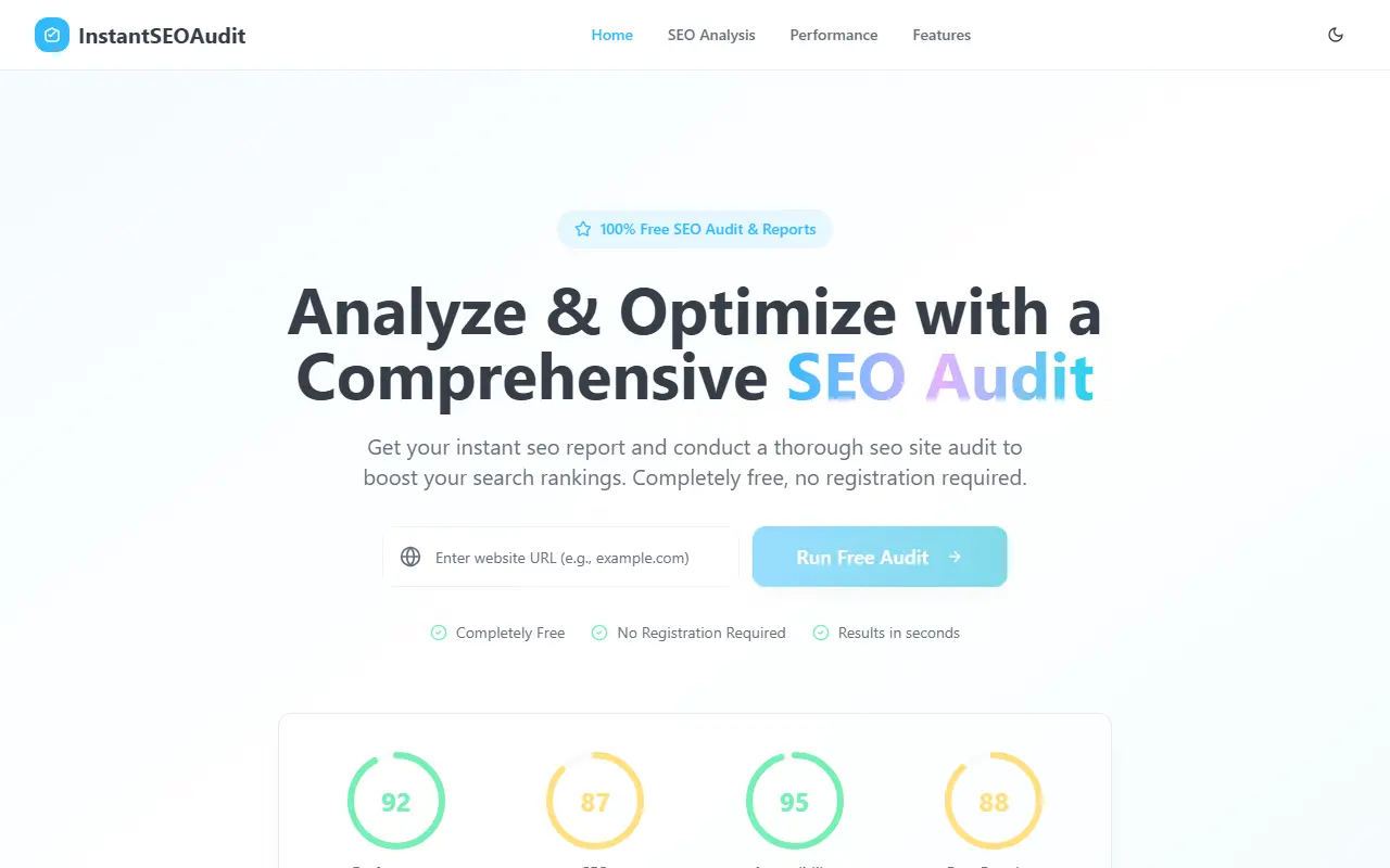 Instant SEO Audit