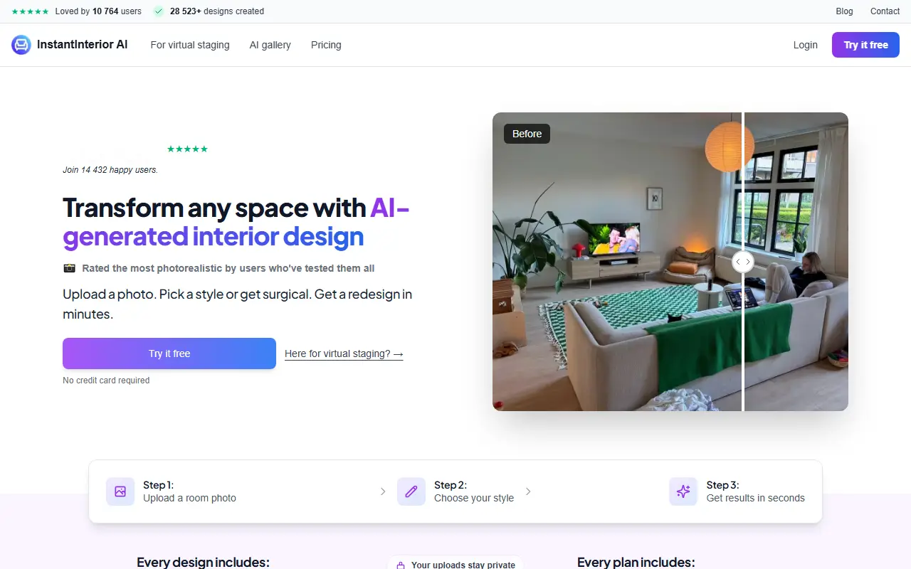InstantInterior AI
