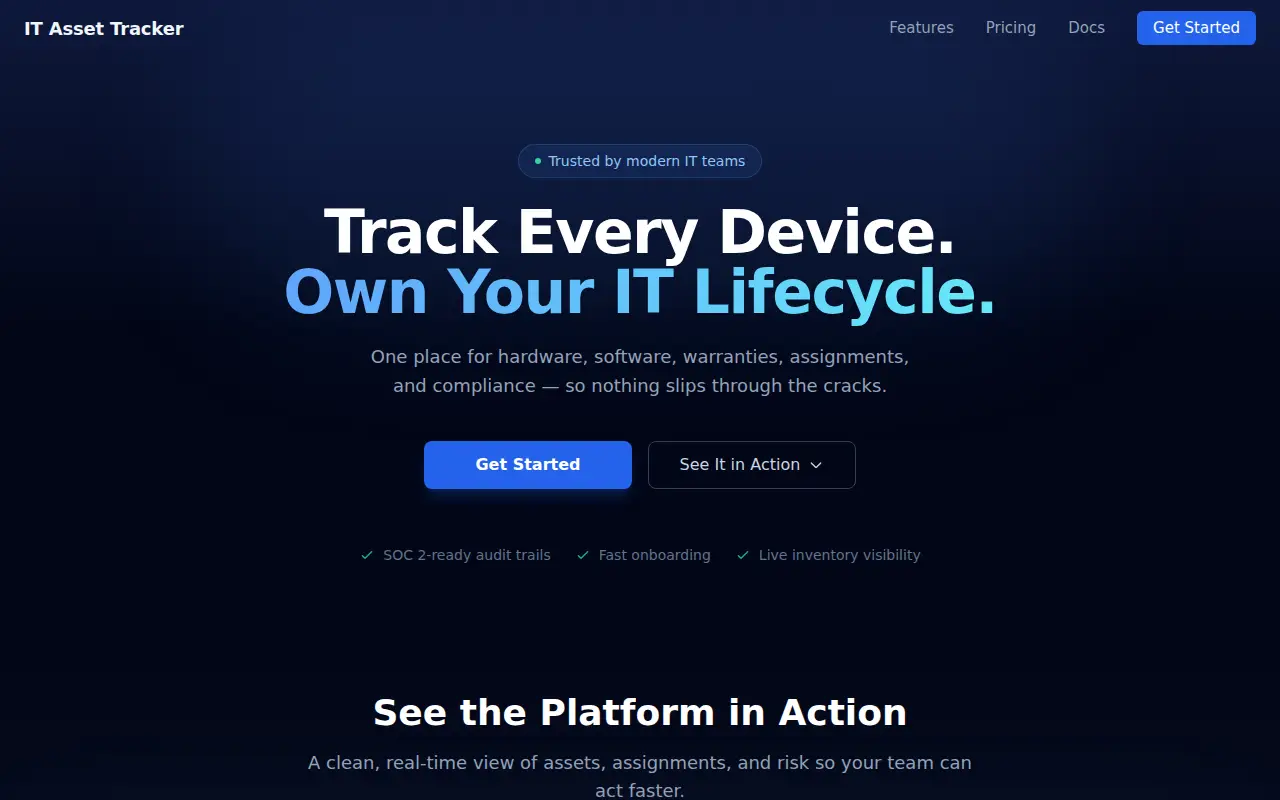 IT Asset Tracker