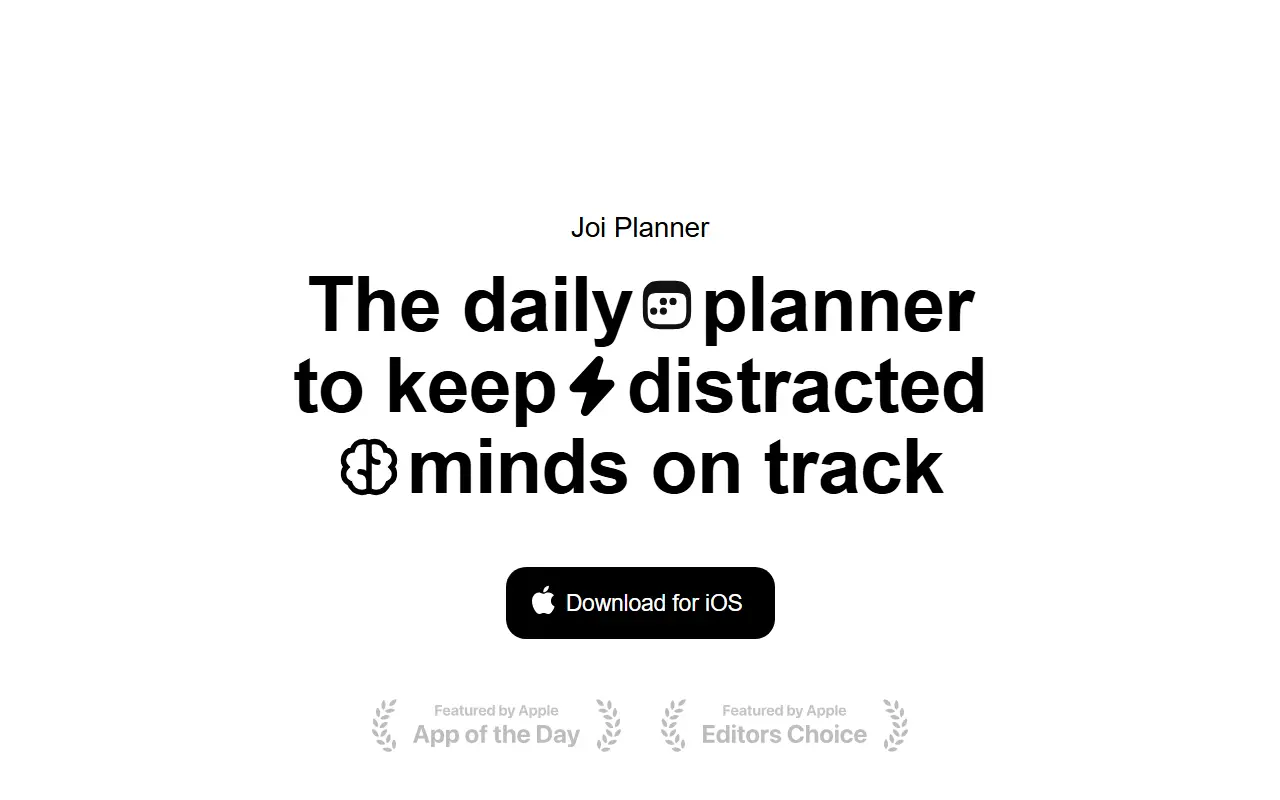 Joi Planner