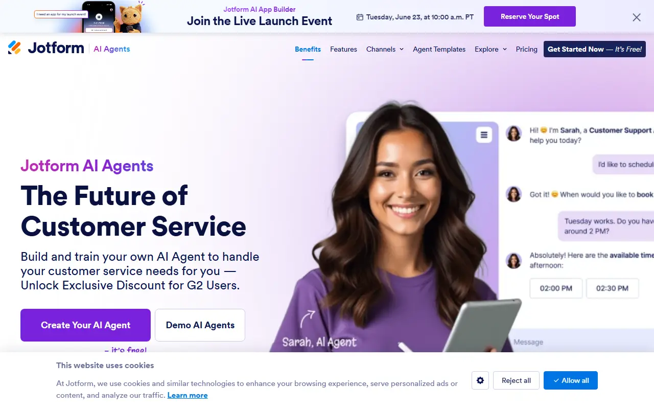 Jotform AI Agents