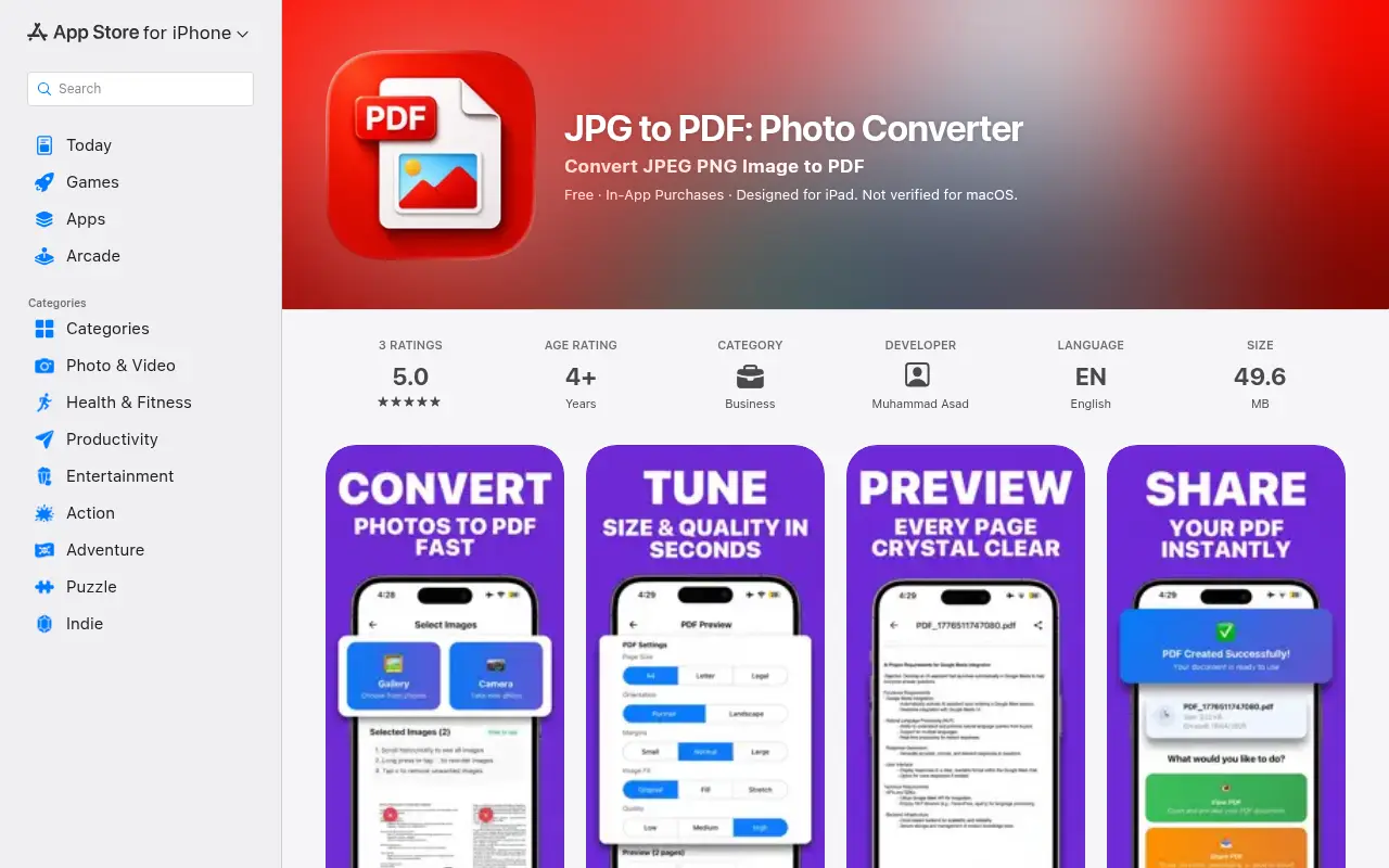 JPG To PDF Converter