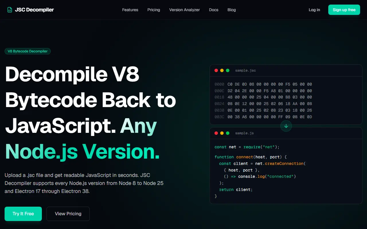 JSC Decompiler