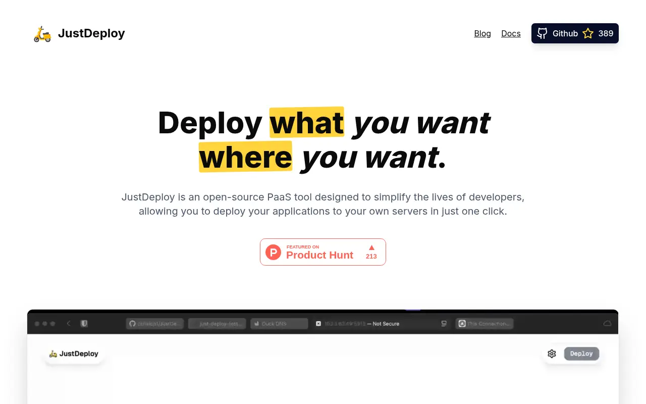 JustDeploy