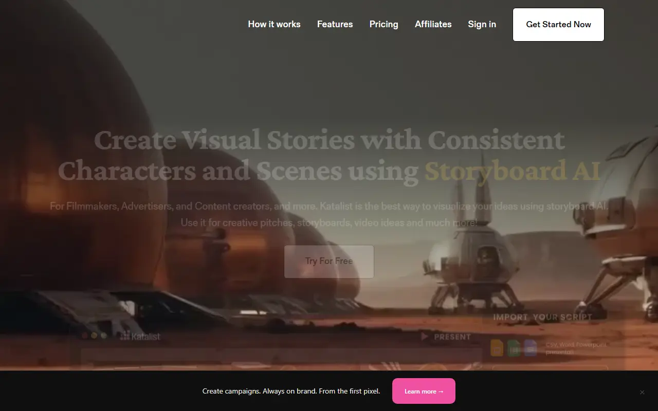 Katalist AI Storytelling Studio