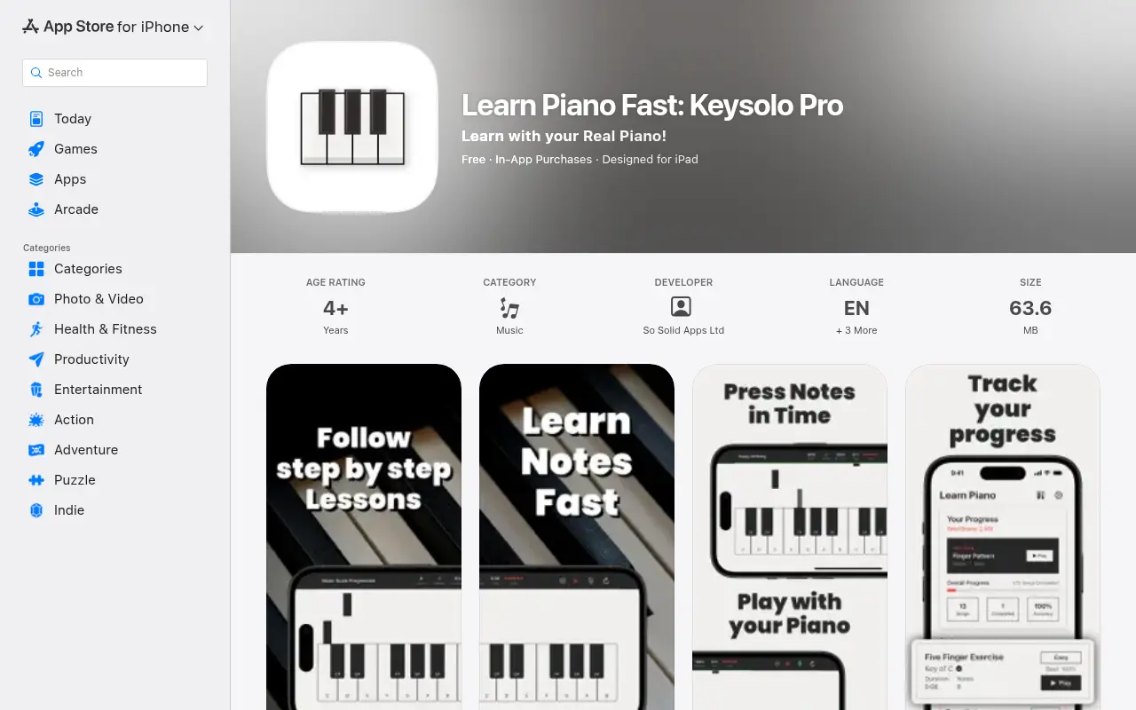 Keysolo - Learn Piano