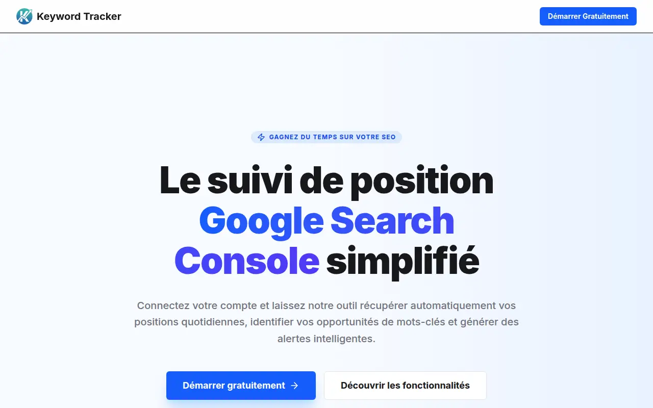 Keyword Tracker