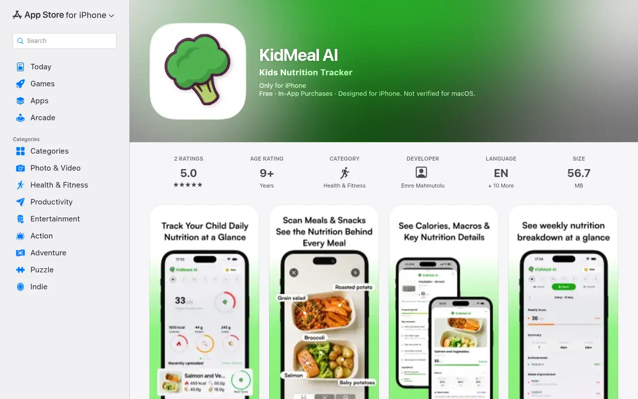 KidMeal AI
