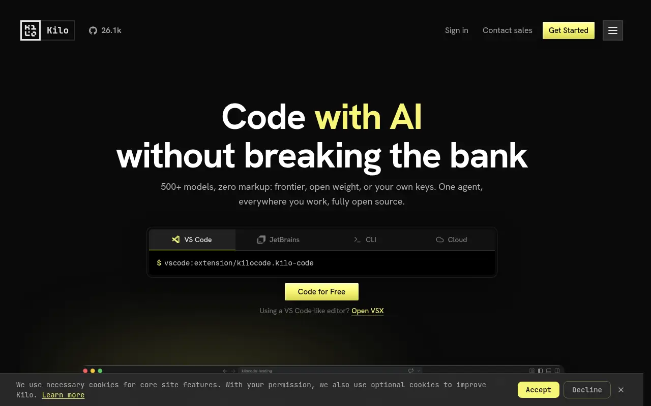 Kilo Code for VS Code