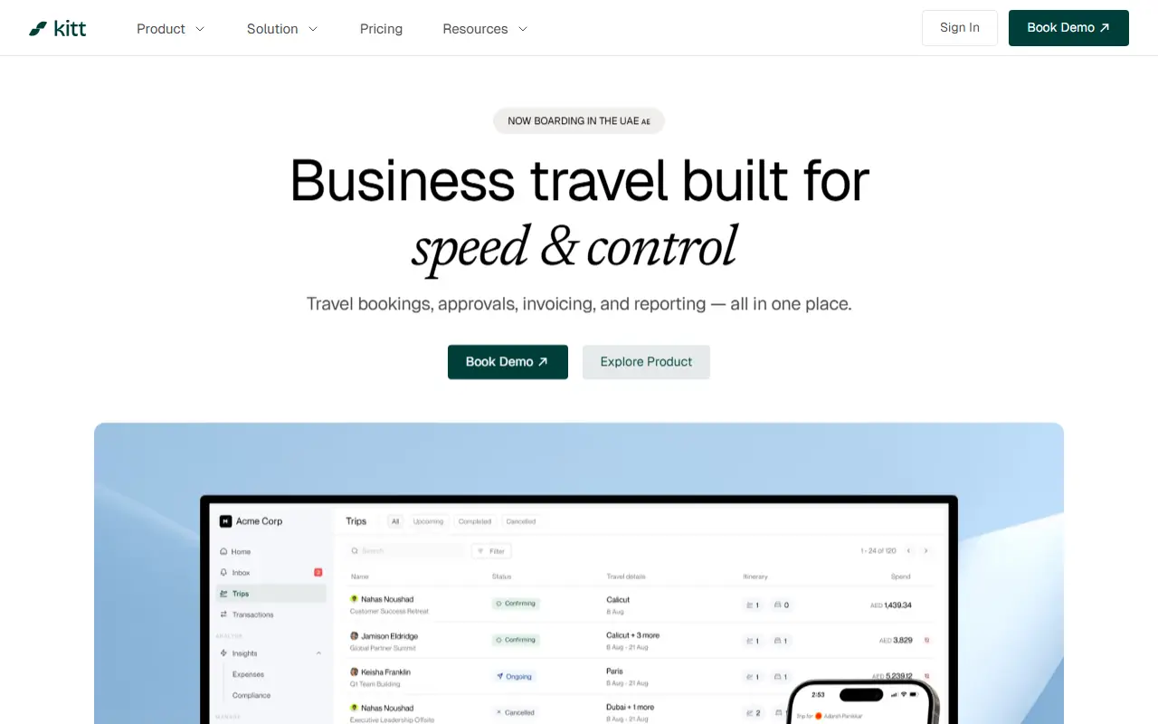 Kitt Business Travel